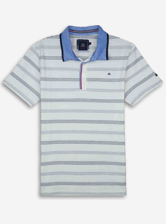 Mens Anthra Melange Polo