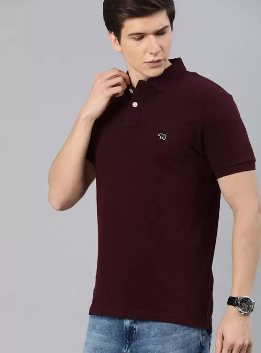 Mens Maroon Polo