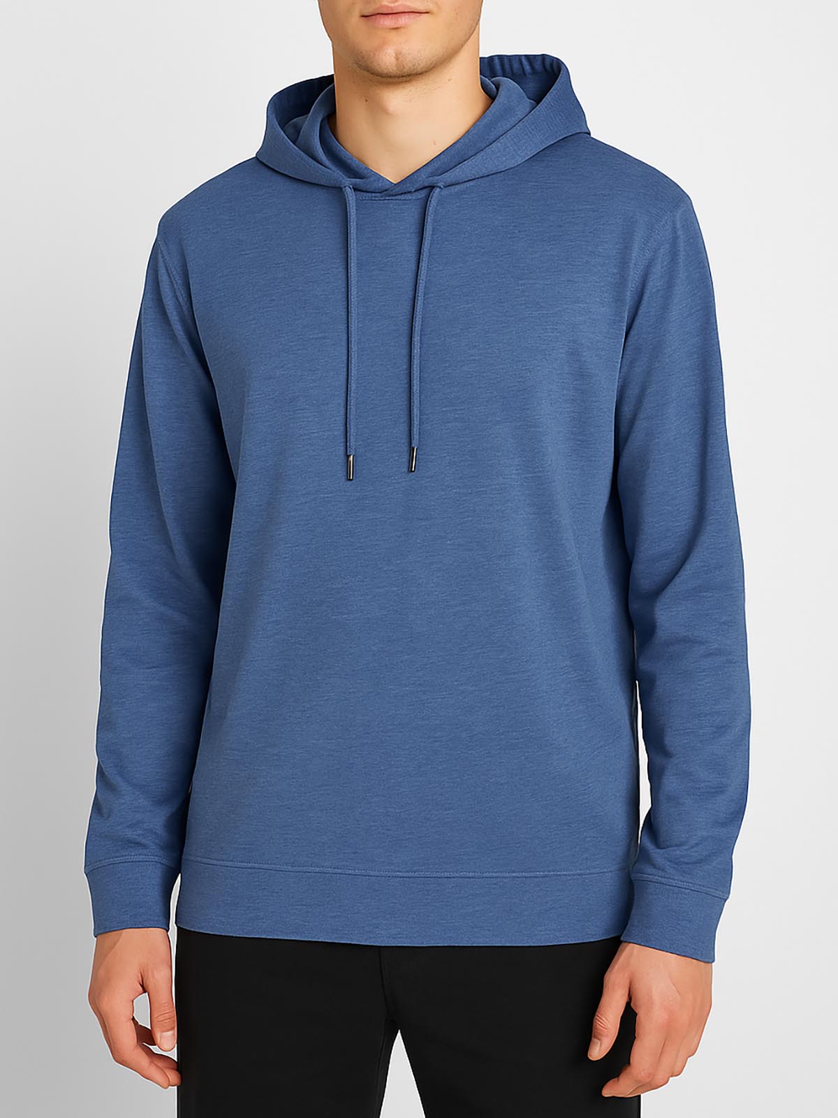 Mens Hooded T Shirt Navy