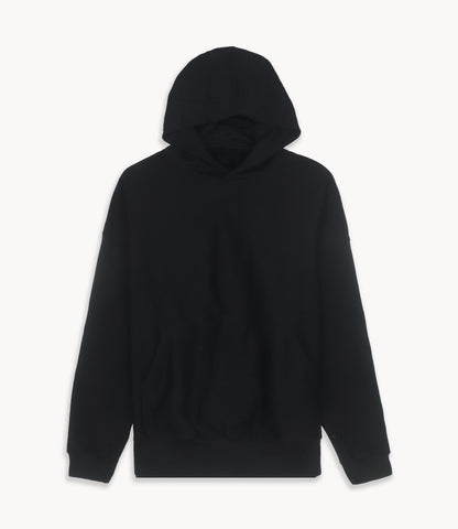 Mens Hooded Fleece Sweatshirt Black