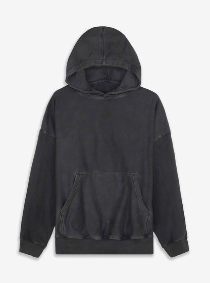 Mens Hooded Fleece Sweatshirt Stone