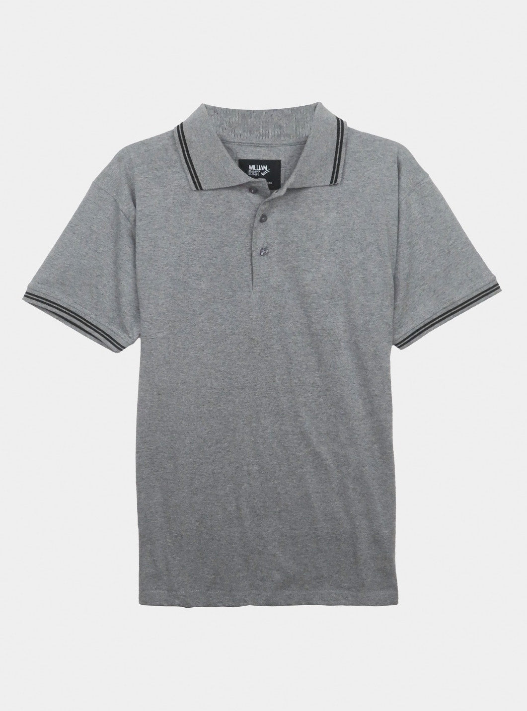 Mens Polo T Shirt Grey