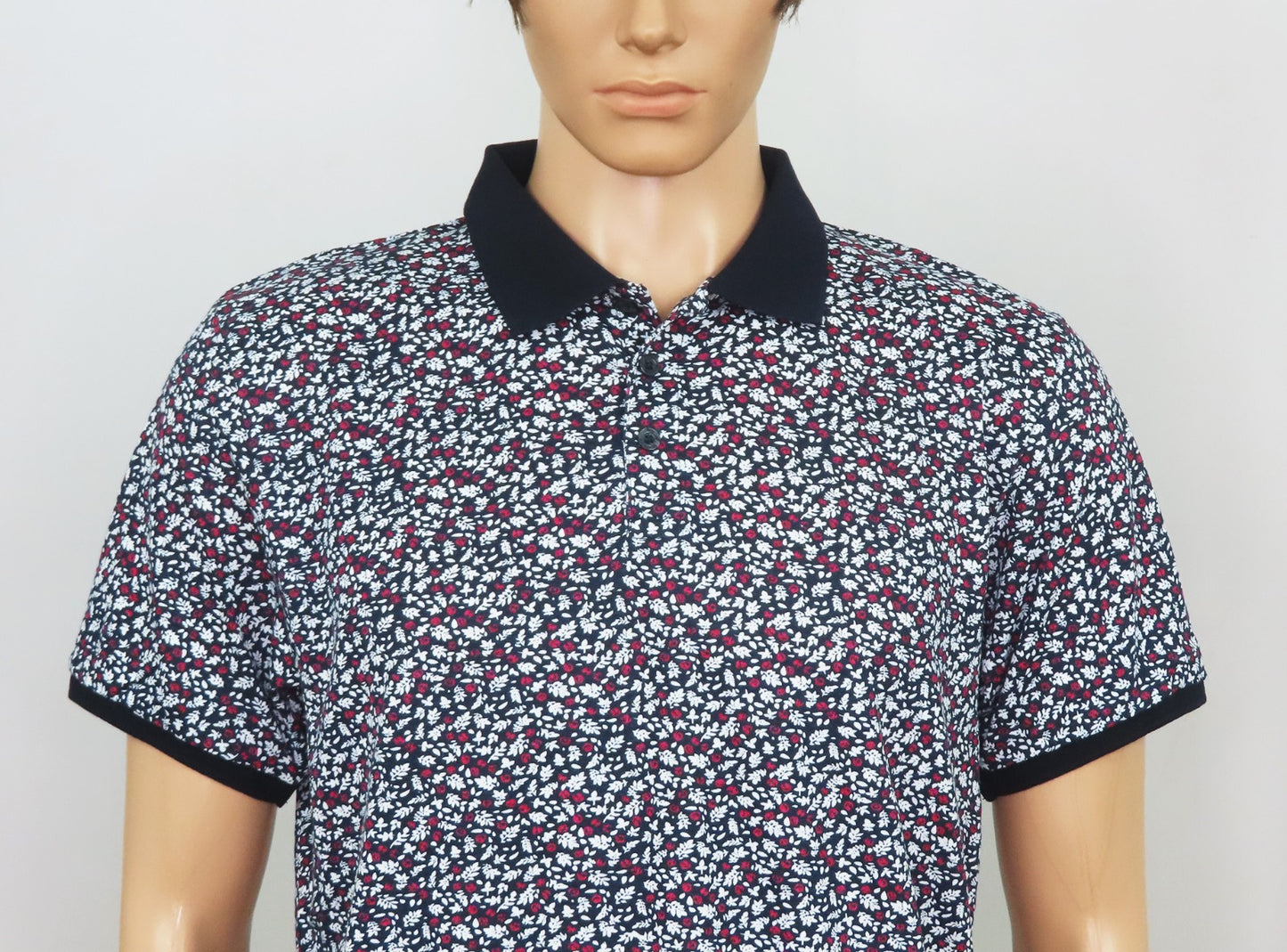 Mens Printed Polo