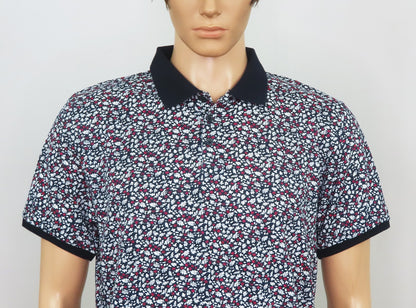 Mens Printed Polo