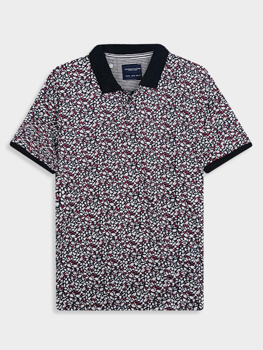 Mens Printed Polo