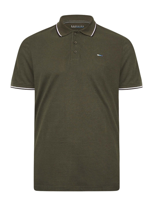 Mens Short Sleeve Olive Polo