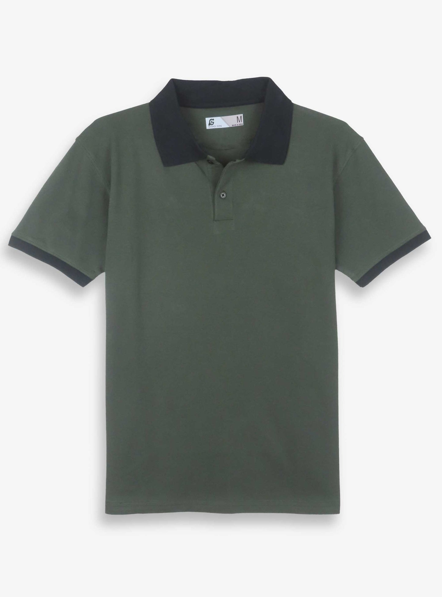 Mens Short Sleeve Olive Polo