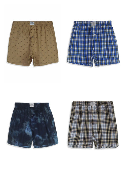 Mens Woven Boxer Shorts Mixed