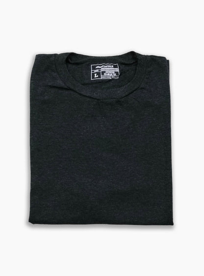 Mens Crew Neck Undershirt Charcoal