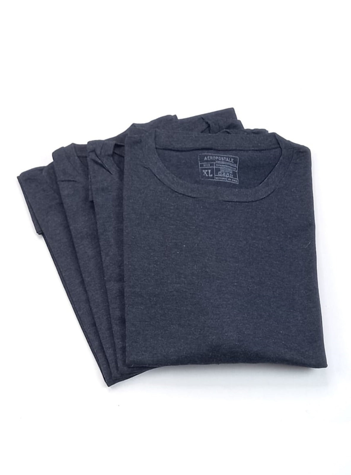 Mens Crew Neck Undershirt Charcoal