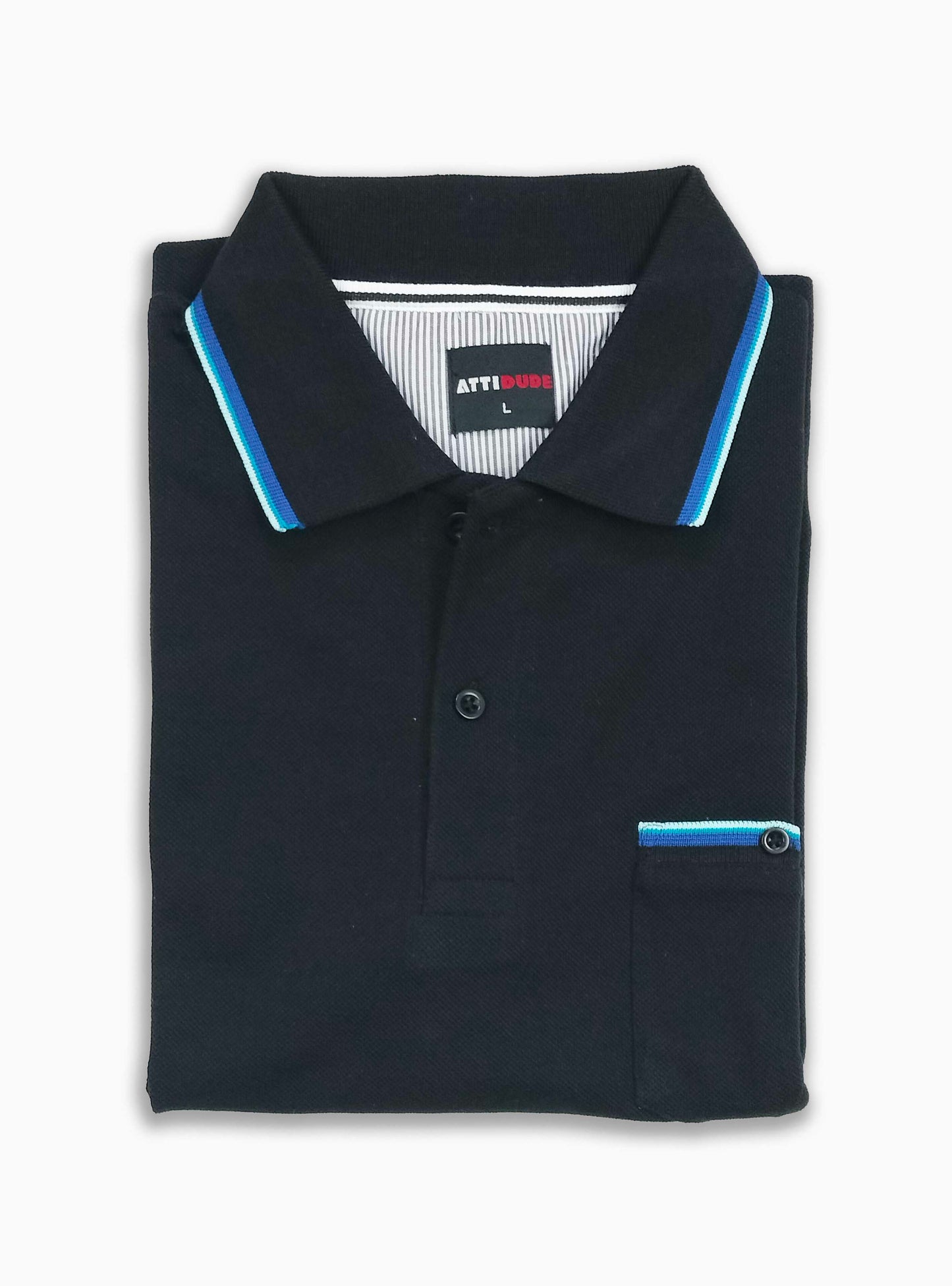 Mens Black Polo