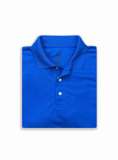 Mens Active Wear Blue Polo