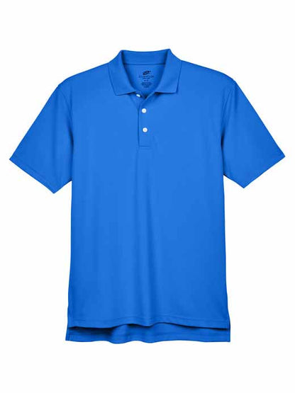 Mens Active Wear Blue Polo