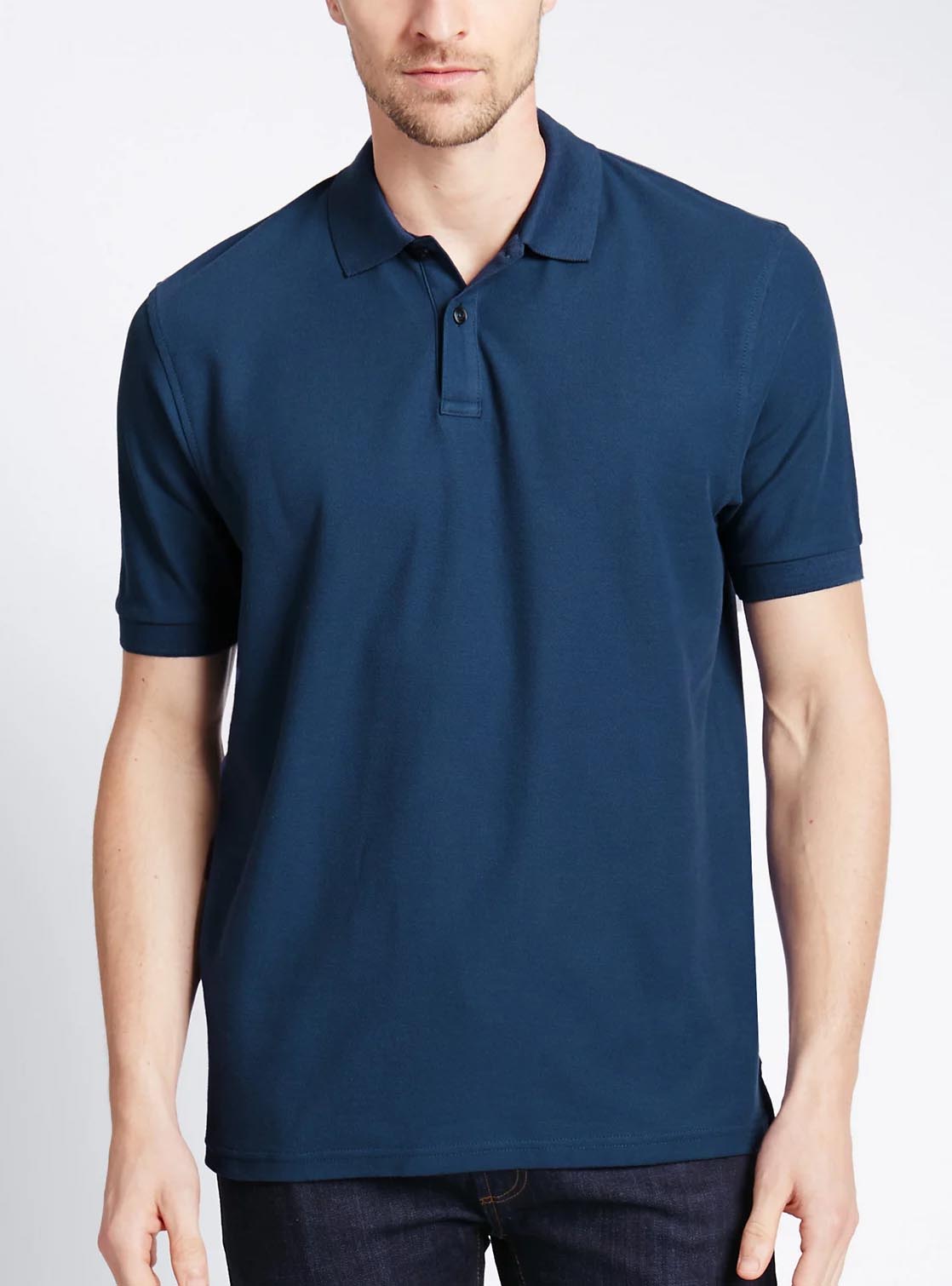 Mens Oversize Navy Polo