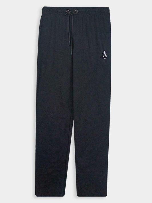 Mens French Terry Black Track Pant