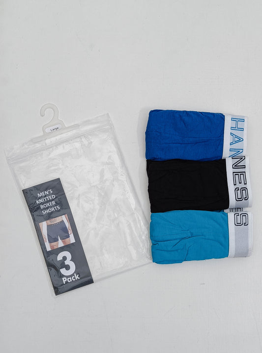 Mens 3 pack Stretch Boxer Briefs