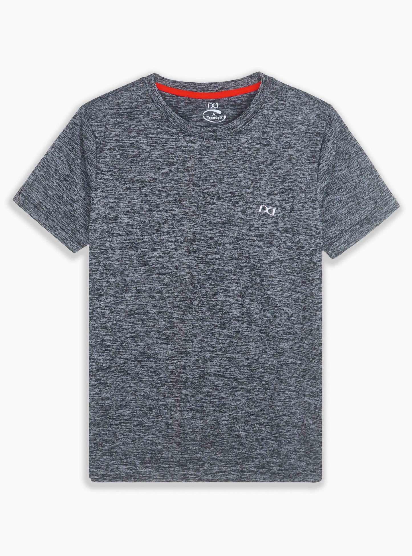 Mens Stretch Dry Fit Charcoal T Shirt