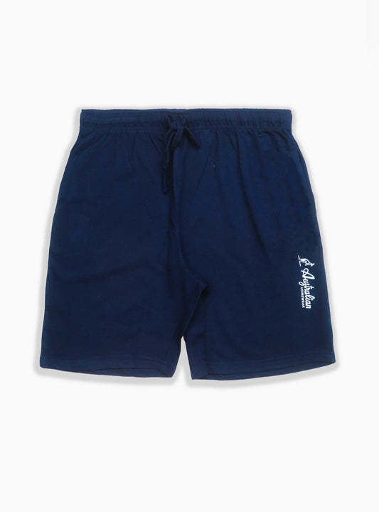 Mens French Terry Navy Shorts