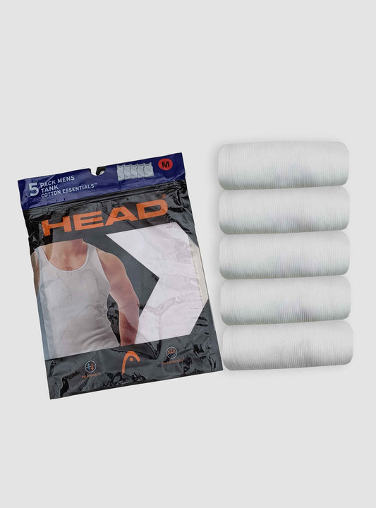 Mens 5 Pack Vests