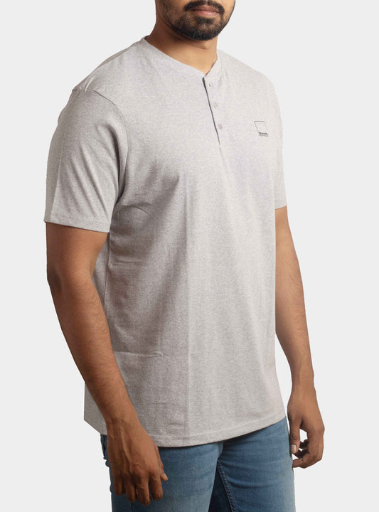 Mens Printed T Shirt Grey