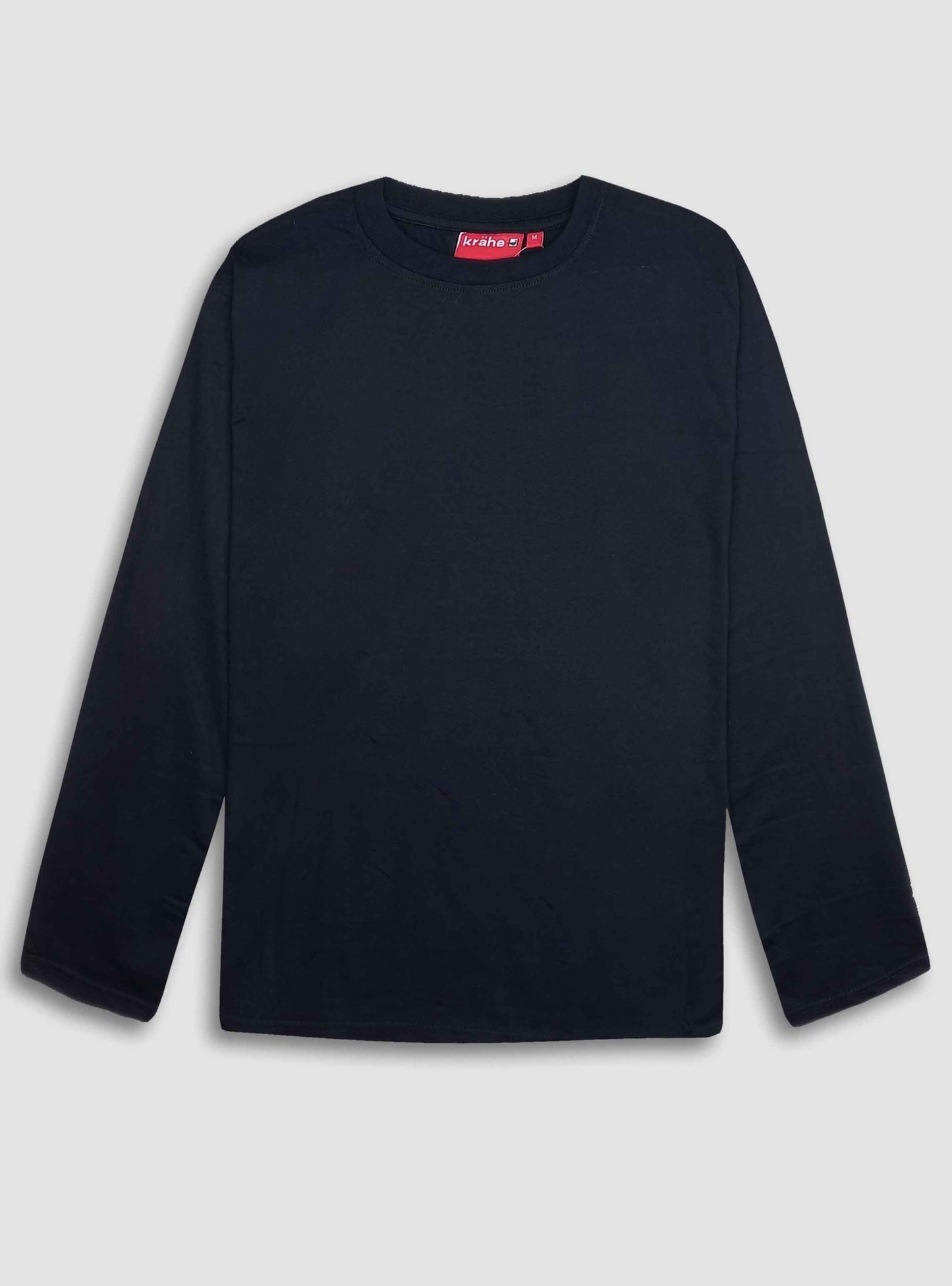 Mens Long Sleeve Black T-Shirt