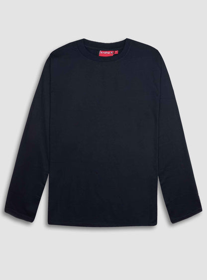 Mens Long Sleeve Black T-Shirt