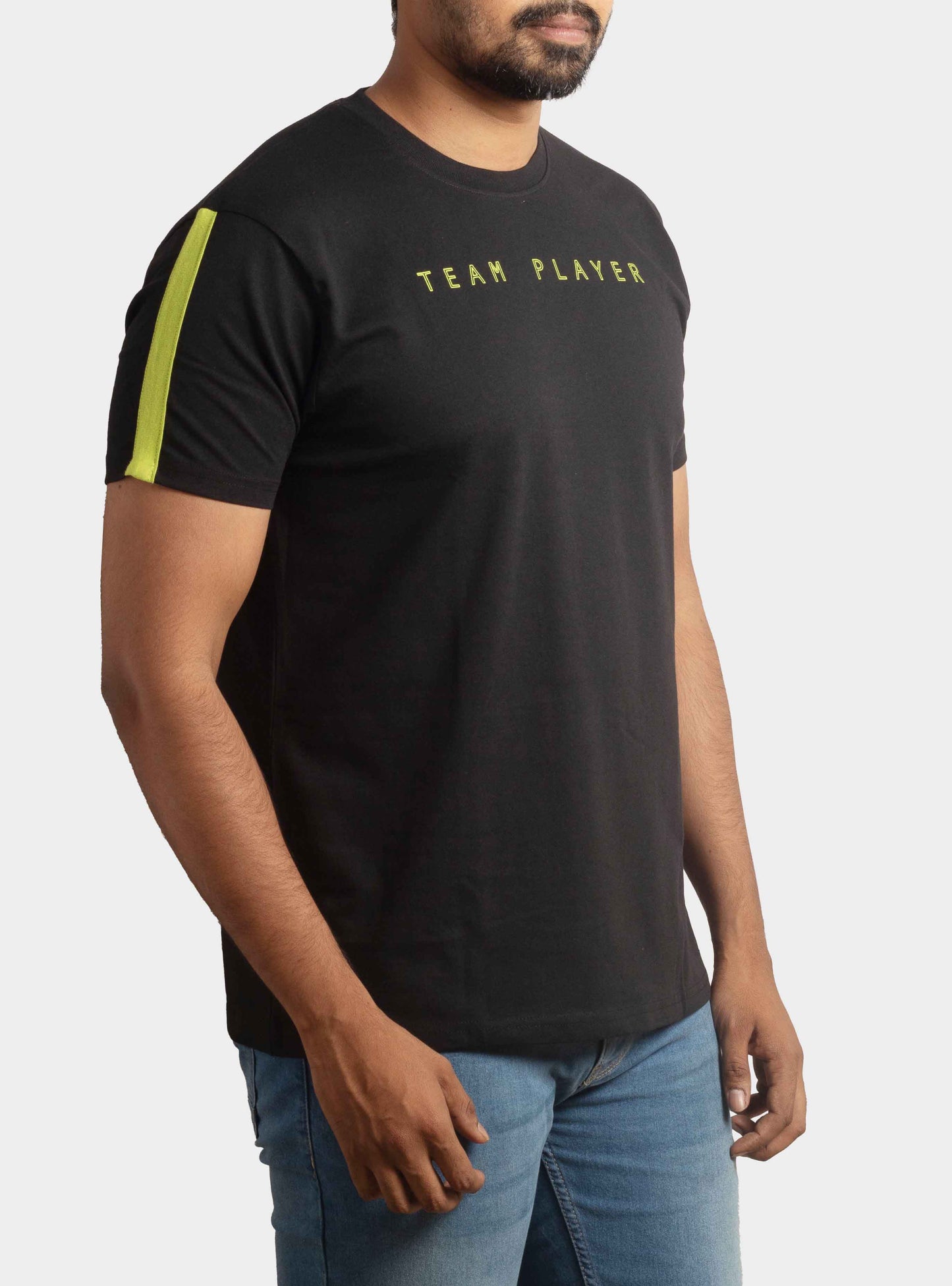 Mens Printed T Shirt Black