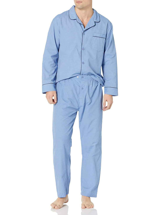 Men's Plain Weave Pajama Set