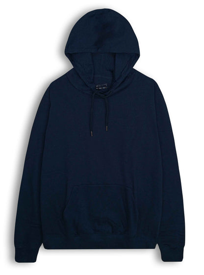 Mens Hooded Pullover Sweatshirt Navy