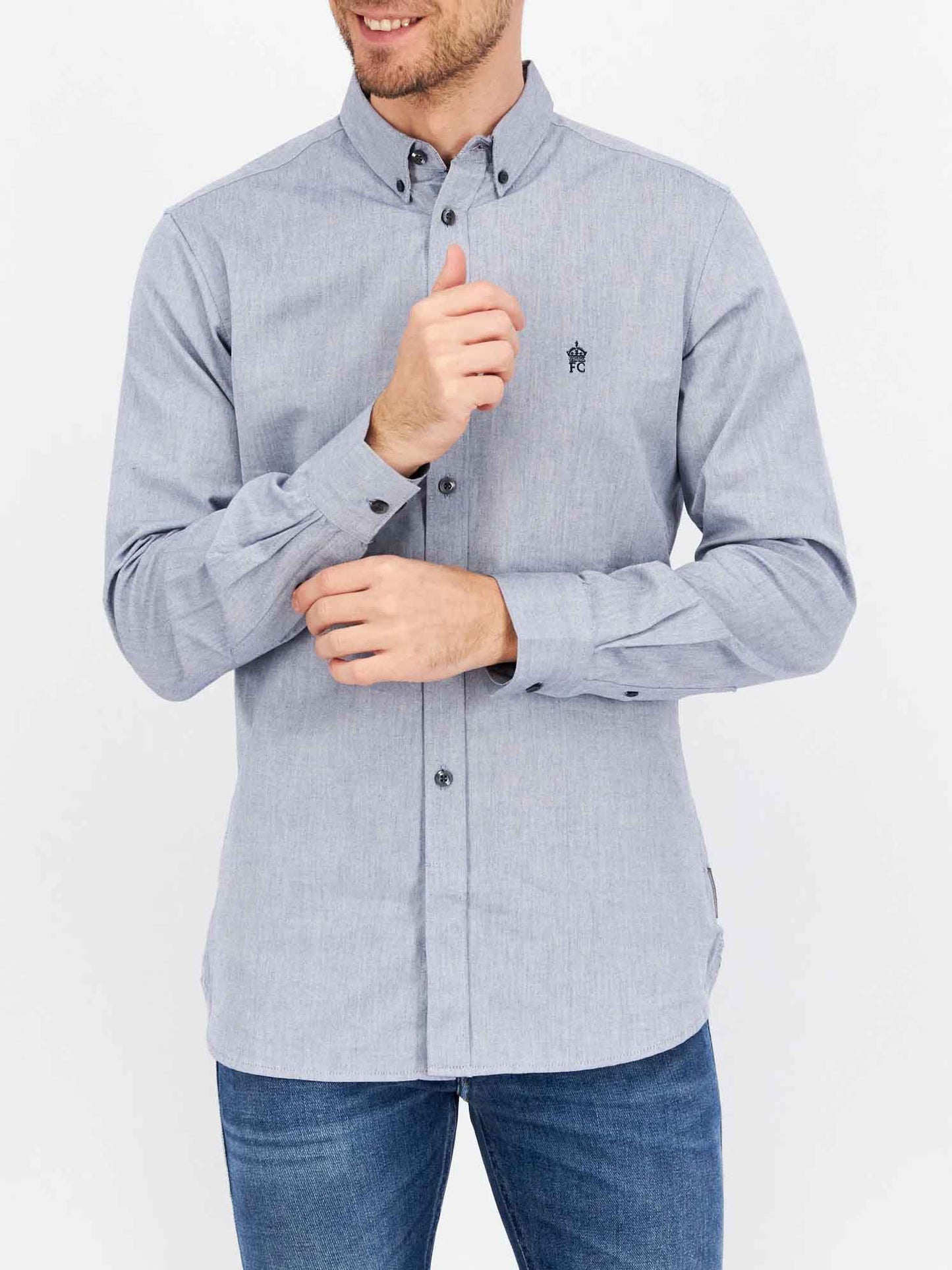 Mens Woven Long Sleeve Shirt