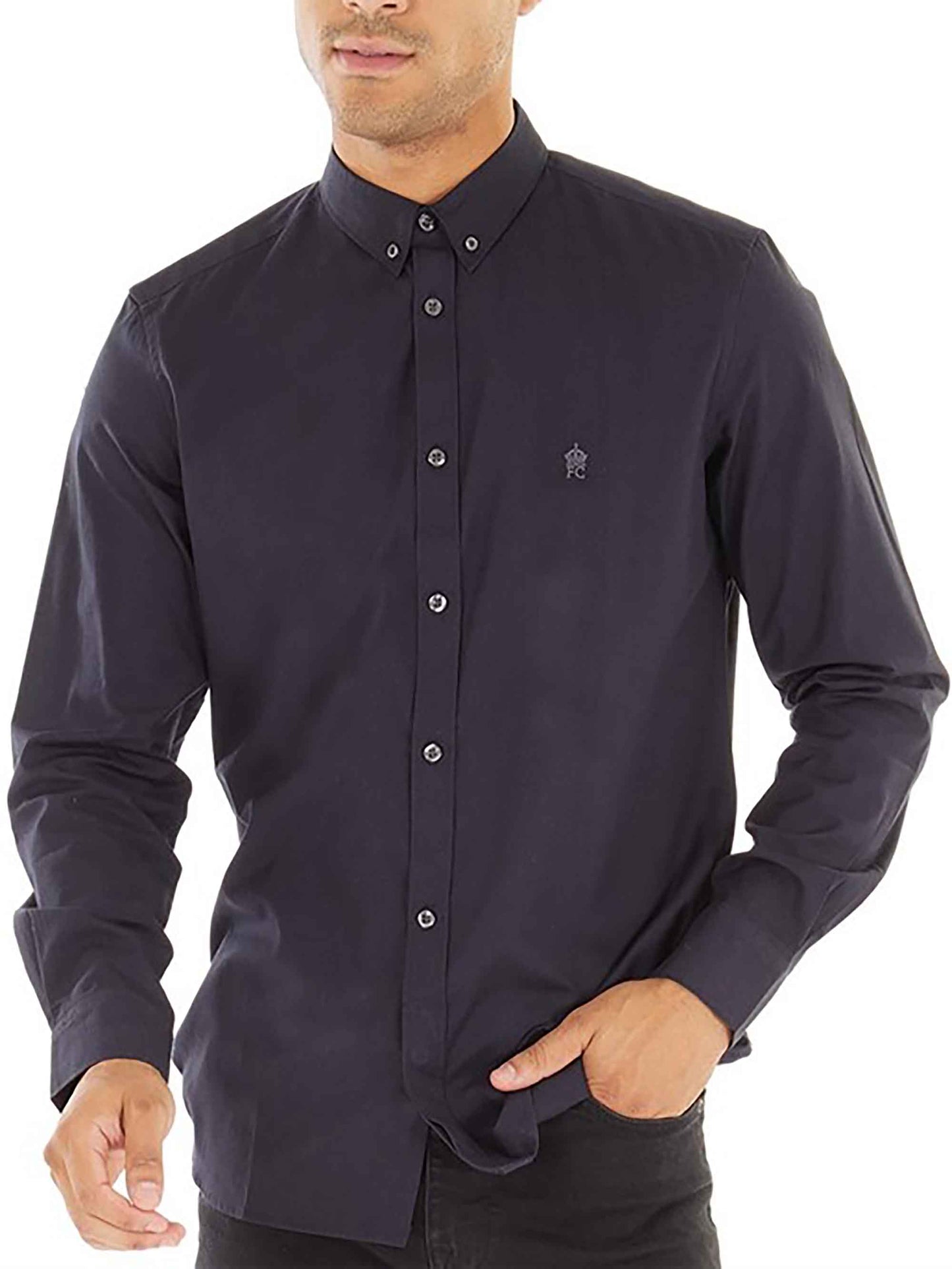 Mens Woven Long Sleeve Shirt