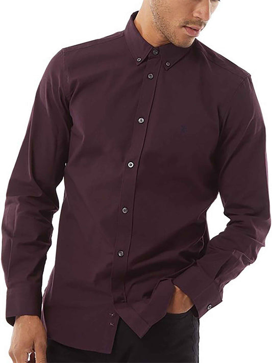 Mens Woven Long Sleeve Shirt