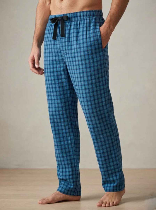 Mens Woven Flannel Pants