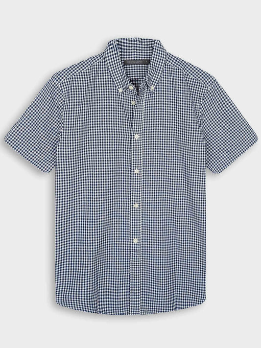 Mens Woven Short Sleeve Shirt