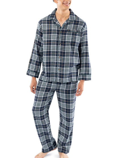 Men's Flannel Pajama 2 Piece Set