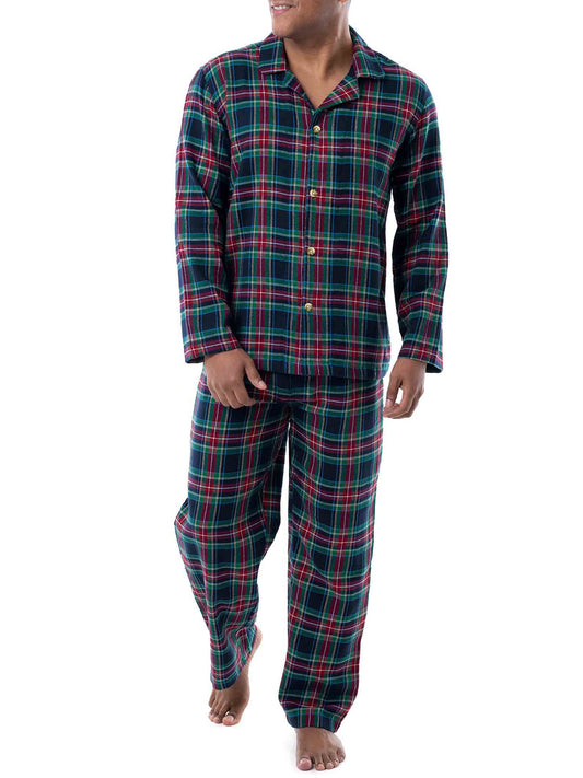 Men's Flannel Pajama 2 Piece Set