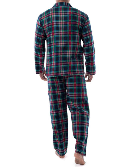 Men's Flannel Pajama 2 Piece Set