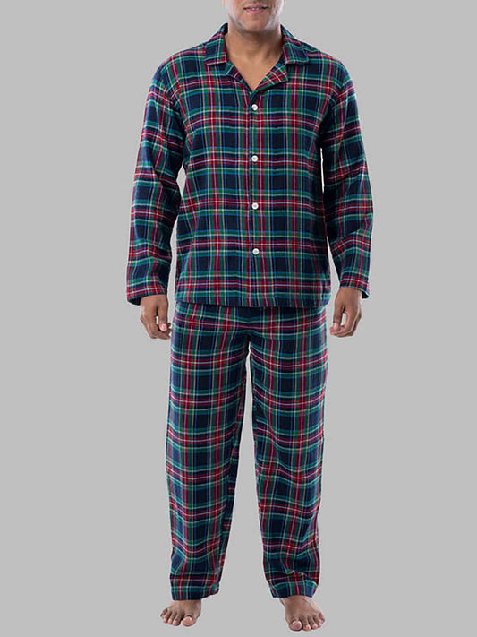 Men's Flannel Pajama 2 Piece Set