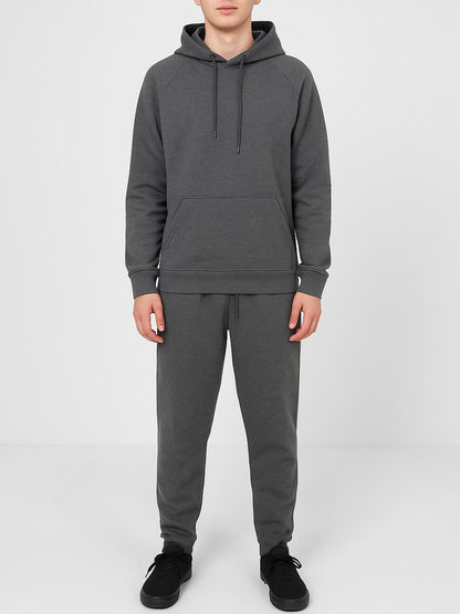 Men's French Terry Steel Grey Jogging Set