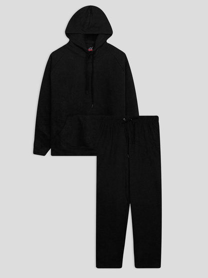 Men's French Terry Black Jogging Set