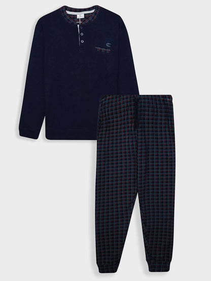 Mens's Interlock Winter Pyjama Set Box Pack