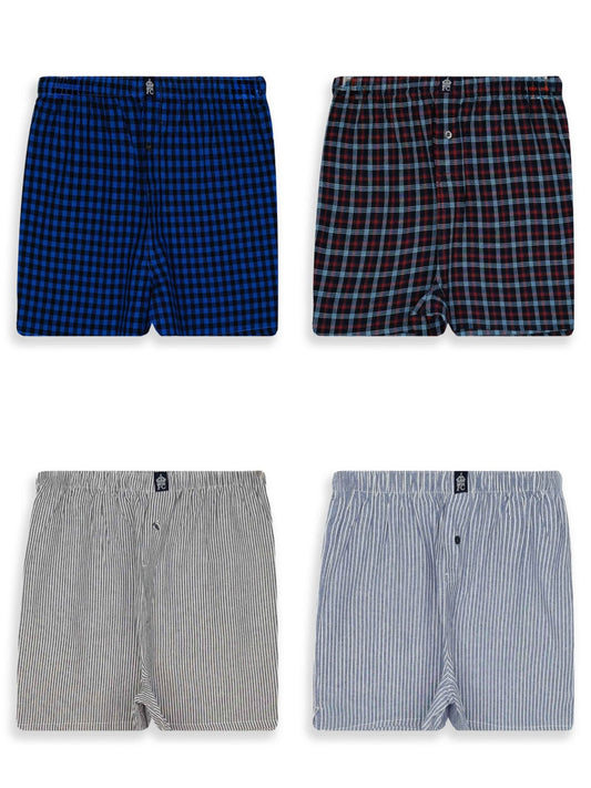 Mens Woven Boxer Shorts