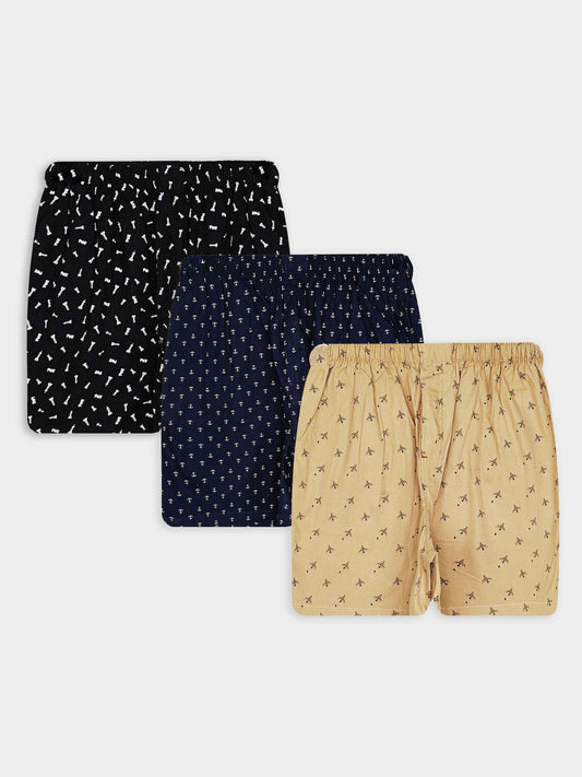 Mens Woven Boxer Shorts