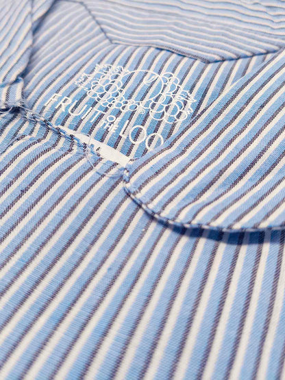 Mens Woven Collar Pyjama Set