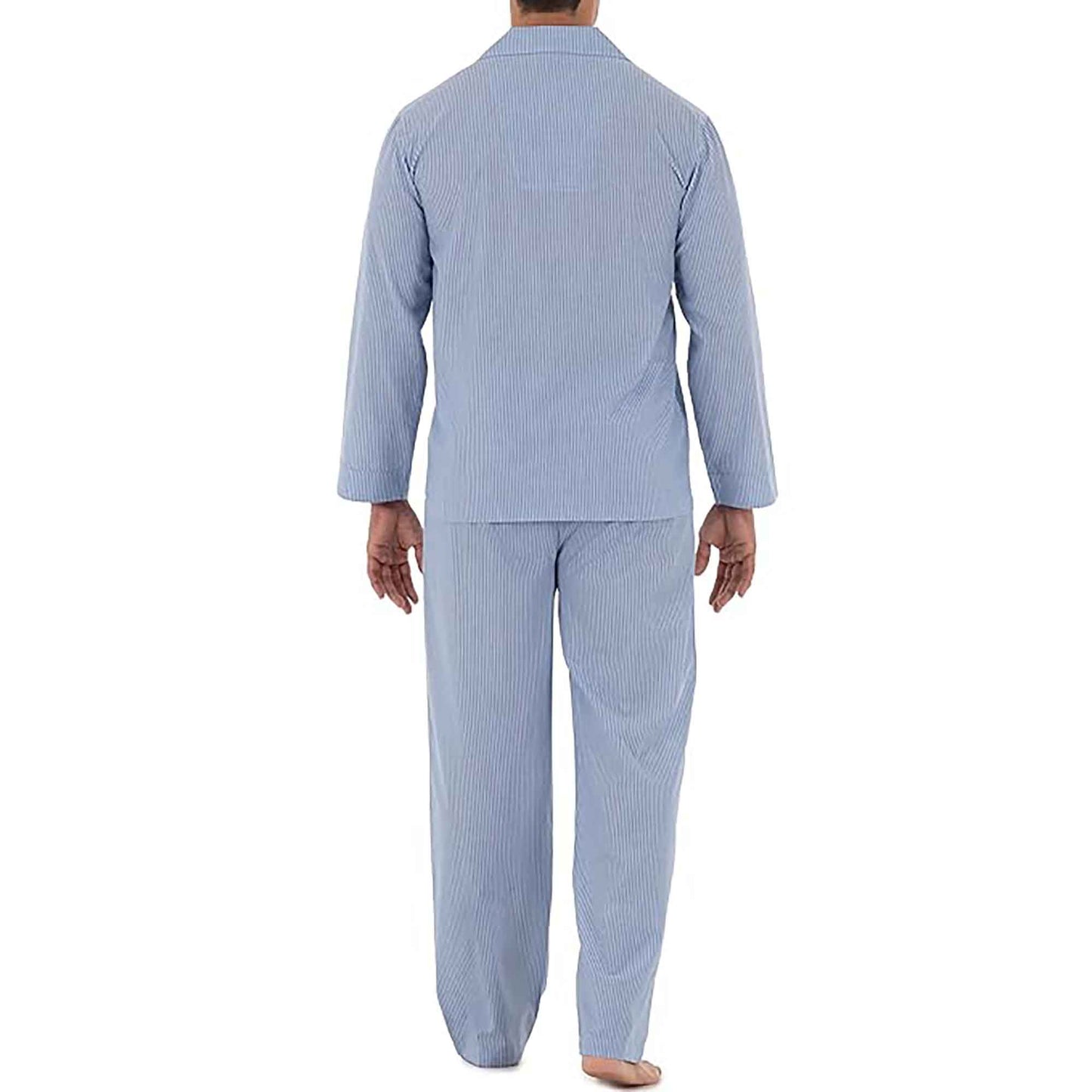 Mens Woven Collar Pyjama Set