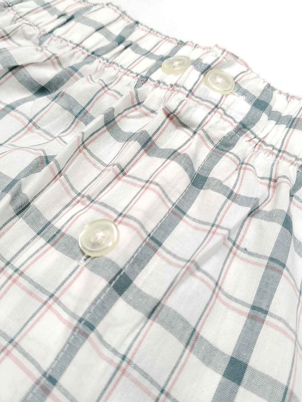 Mens Woven Collar Pyjama Set
