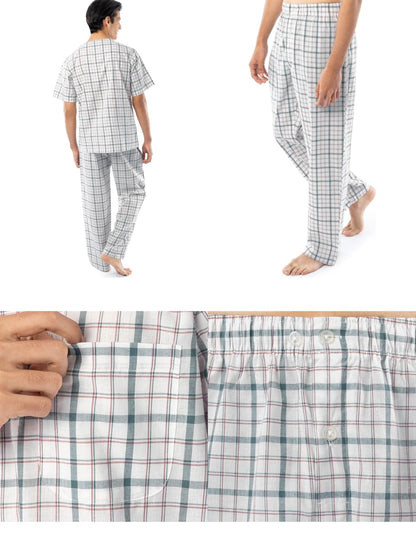 FOTL Mens Woven Over Size Pyjama Set