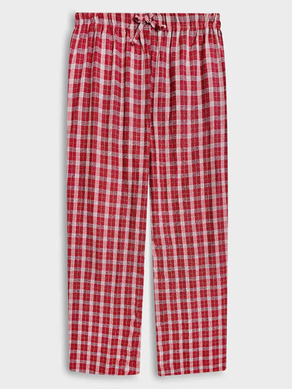 Mens Woven Flannel Pants Mixed Colours