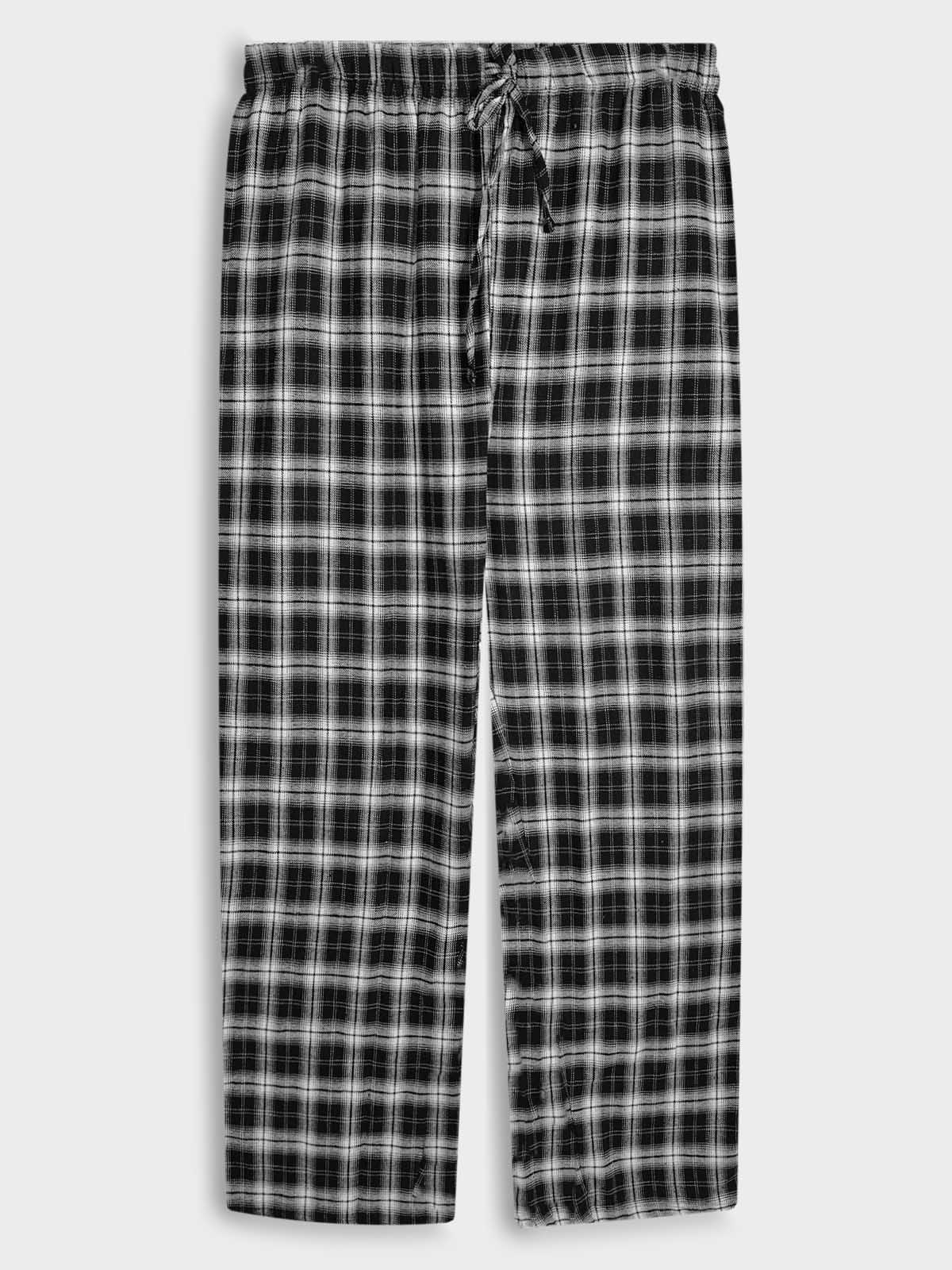 Mens Woven Flannel Pants Mixed Colours