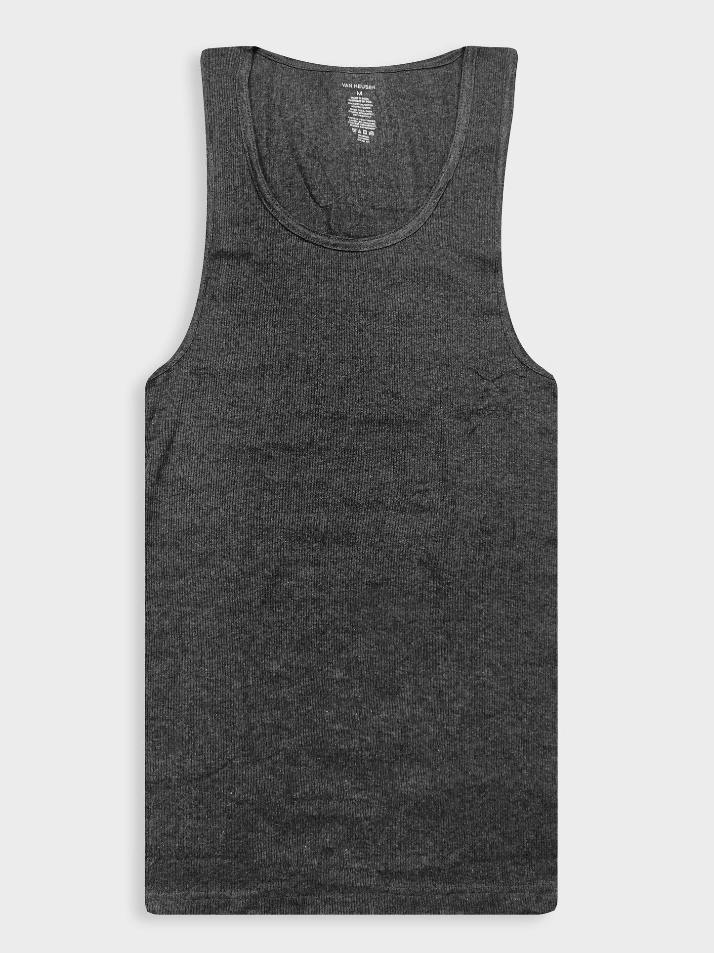 Mens 5 Pack Ribbed Tanks